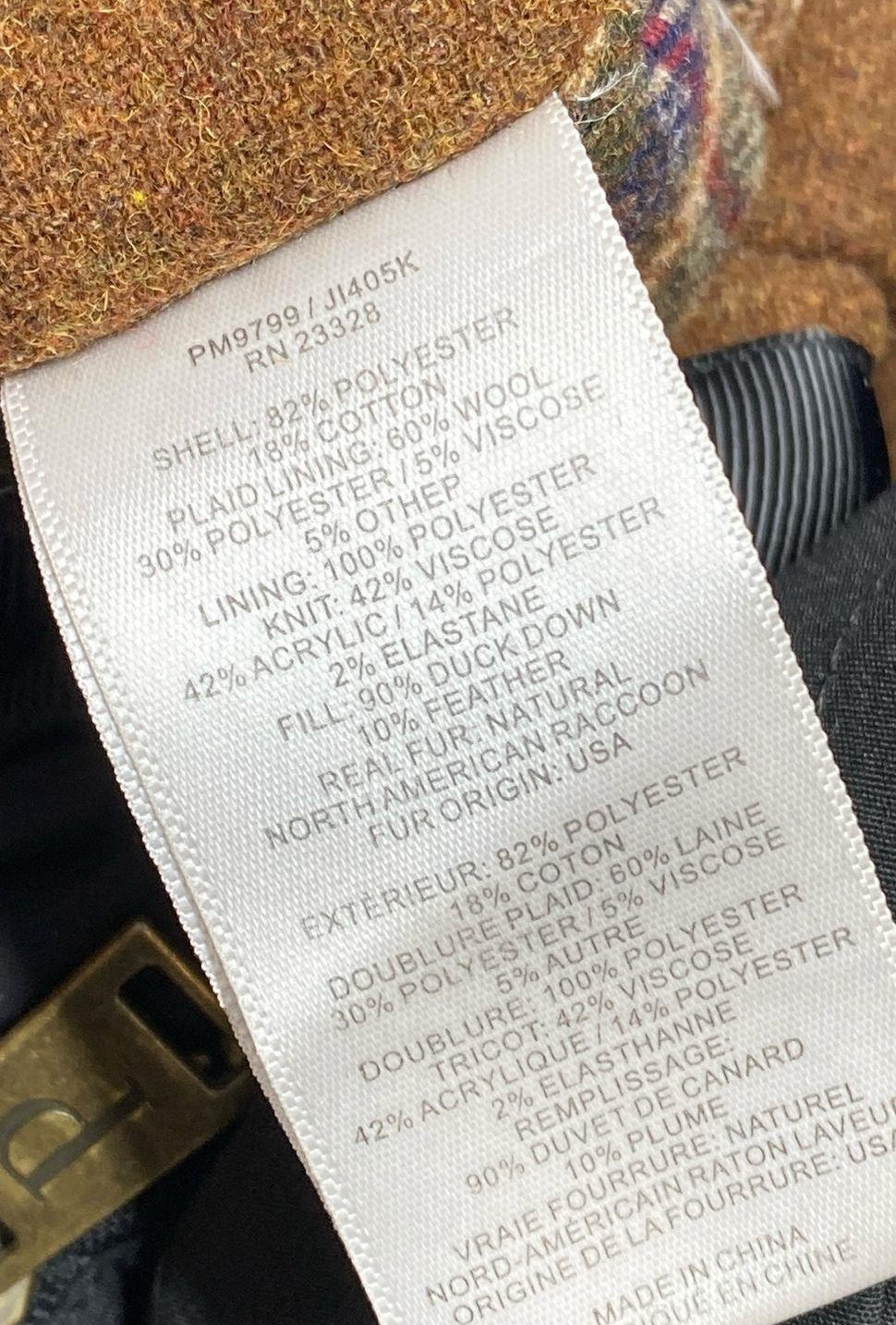 Pendleton Men s Black Full-Zip Down Jacket/Coat S… - image 4