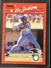 1990 Donruss Bo Jackson All Star #650 ERROR! No TM No Dot after INC color spots