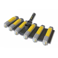 Jed Pool Tools 30-189 Pool Vacuum, Plastic, Gray/Yellow, 22-1/2"L