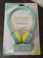 Kids Headphones Foldable Wired Headphones Safety Volume Limit