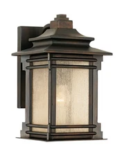 Franklin Iron Works Hickory Point Farmhouse Rustic Mission Outdoor Wall Light...