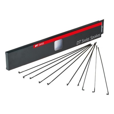 DT Swiss Messerspeichen DT Aerolite 2.0x0.9x298mm schwarz, Niro, ohne Nippel, sc