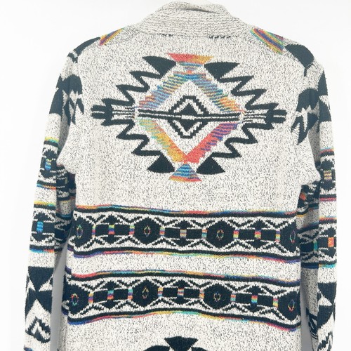 Northern Angel Womens Southwestern Tribal Aztec Open Front Cardigan Sweater M - 第 8/9 張圖片