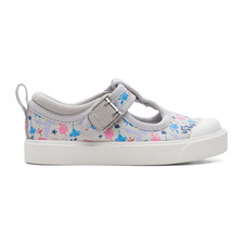 Image of Clarks City Dance Toddler Shoes | Silver
