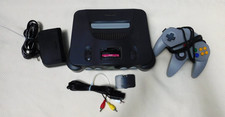 Nintendo 64 N64 Console Tested w/ Grey Controller Bundle