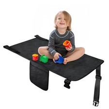Toddler Airplane Bed, Kids Airplane Seat Extender Travel Bed, Kids Black