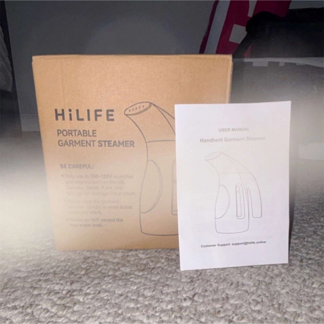 Hilife Portable Handheld Garment Steamer HL7 With Water Tank