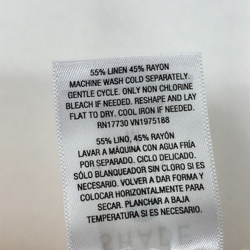 Pantalones Cortos Para Mujer Shade & Shore Tiro Alto Mezcla Lino Medianos Estampado Hoja de Palma Verano - Imagen 7 de 8