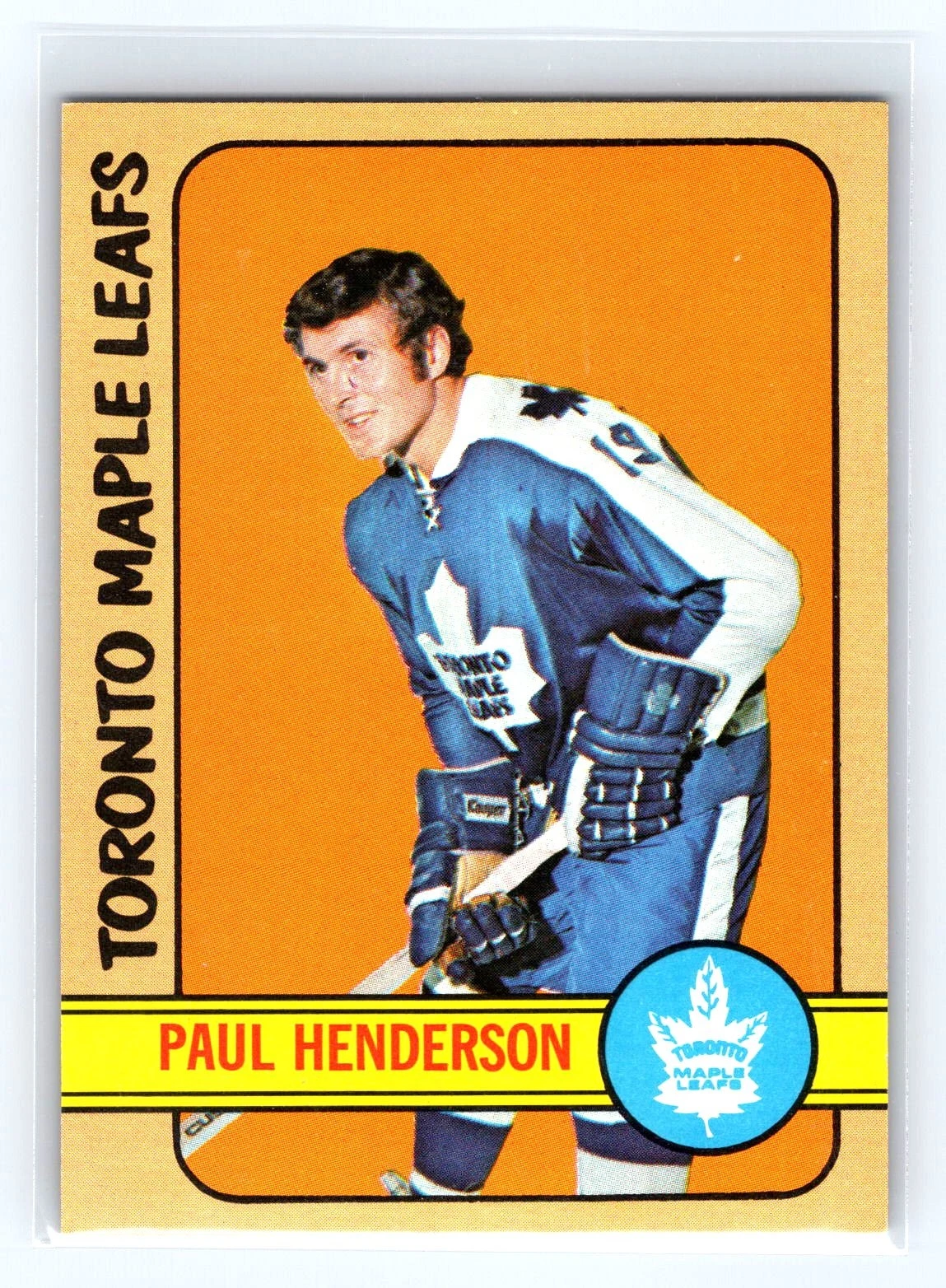 1972-73 Topps #73 Paul Henderson Toronto Maple Leafs