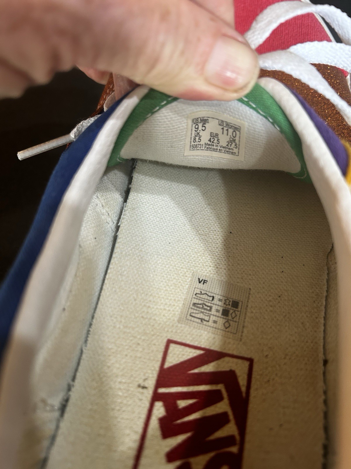 Multicolor VANS Era CLASSIC Pride Patchwork VN0A5… - image 7