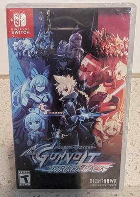 Azure Striker Gunvolt Striker Pack Nintendo Switch Brand New Factory Sealed