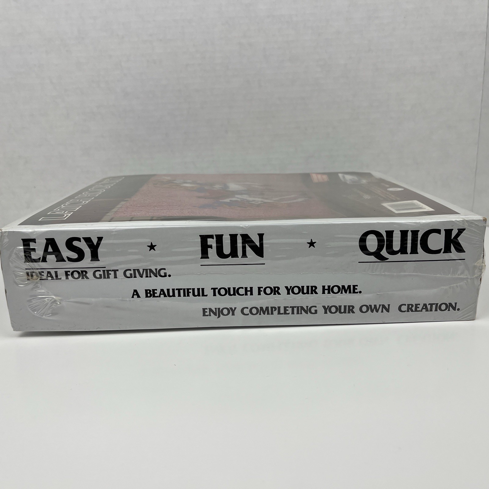 National Yarn Crafts Latch Hook Kit Carousel Unicorn Horse R886 20x27 Inch