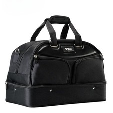Golf Clothing Bag Men'sDouble-decker All-black Clothing Bag Super Large Capacity