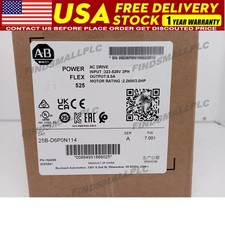 New Factory Sealed Allen-Bradley 25B-D6P0N114 PowerFlex 525 AC Drive US Free Tax