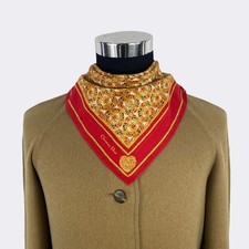 Vintage Christian Dior Handkerchief Neckerchief Bandana Pocket Square Gift