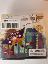 Superhero Capes for Kids, 8 Pack Halloween Costumes with Capes Masks Dress Up Se