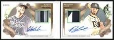 2022 Topps Allen & Ginter Dual Auto Relic Book Austin Meadows Brandon Lowe /10