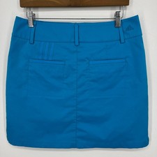 Adidas Mini Skirt Women's Size 6 Blue Activewear ClimaCool Golf Tennis