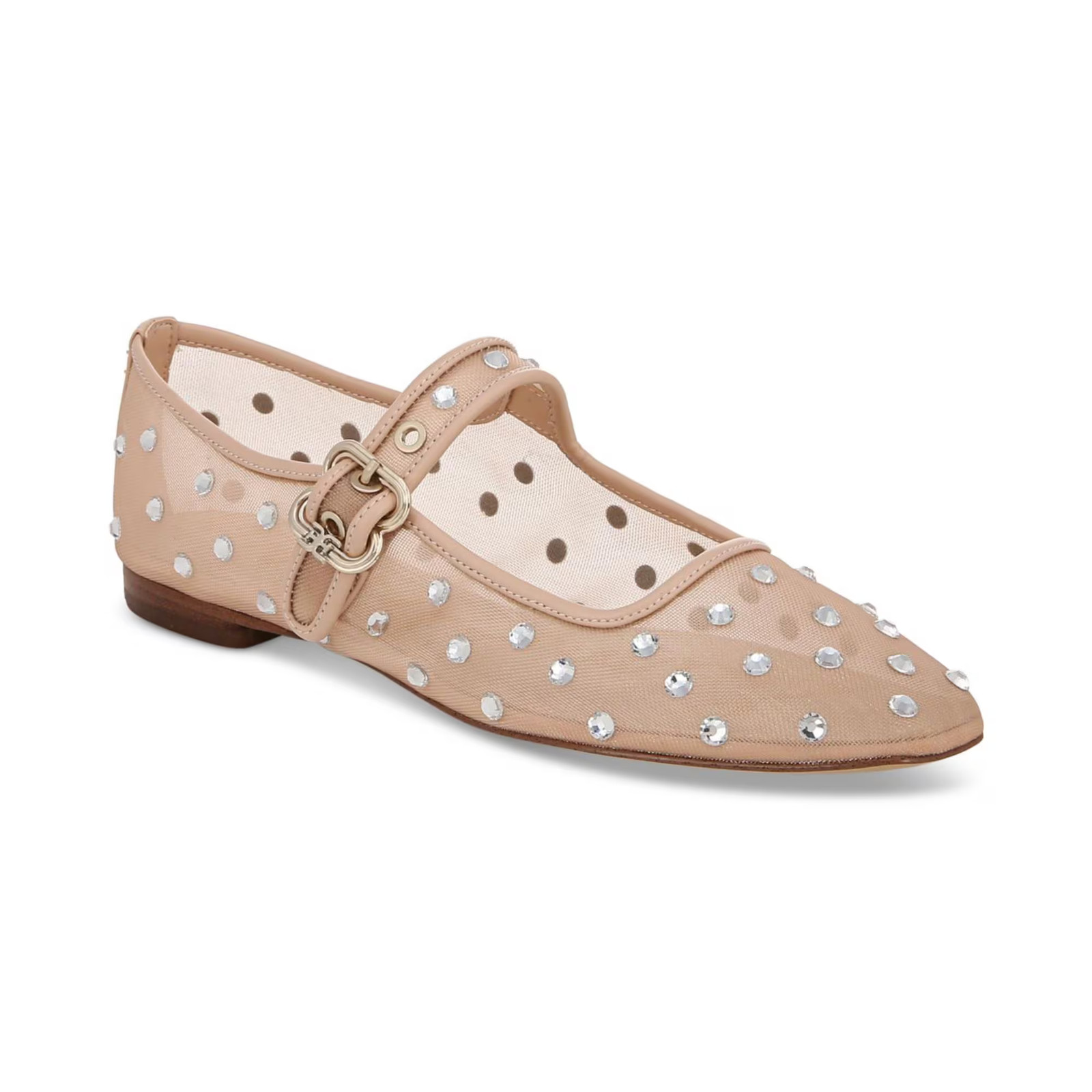 Women's Sam Edelman Michaela Shine Mary Jane Flats Vintage Pink Mesh