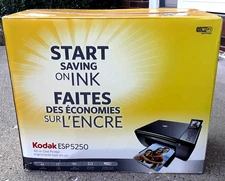 Kodak ESP 5250 Inkjet Photo Printer All-In-One Scanner Copier Wi-Fi SEALED NEW