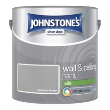 Johnstones Wall & Ceiling Silk Emulsion Paint 2.5l Summer Storm - 8.64 per litre