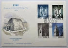 Ireland 1975 European Architectural Heritage Year FDC Full Set Stamps & Envelope