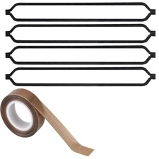 4 Pack Foam Replacement Gaskets for MegaWise Vacuum Sealer, Foam Gasket for M...