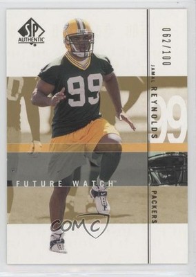 2001 SP Authentic Future Watch Gold /100 Jamal Reynolds #154 Rookie RC 3y4