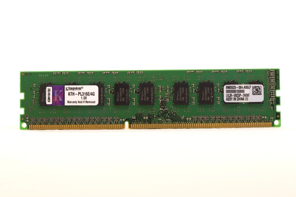 Kingston DDR3 SDRAM Network Server 4 GB Capacity per Module Memory
