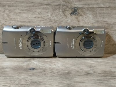 2x Canon Digital Camera IXUS 960 IS Titanium  -  12.1MP - SPARES OR REPAIR