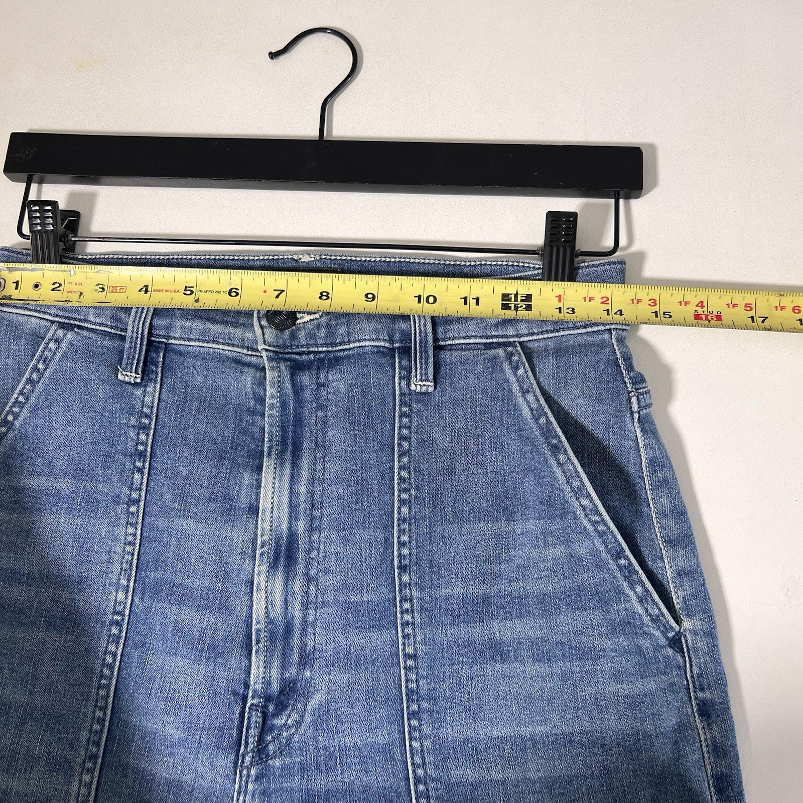 Mother Wrapper Patch Springy Ankle Jeans Womens 2… - image 6