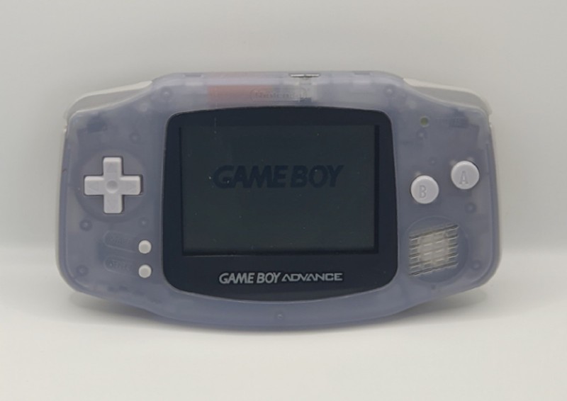 Nintendo Gameboy Advance Handheld System Glacier Tested Working