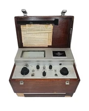 Sanborn Viso 100 Portable Electrocardiograph Machine In Wood Case *READ*