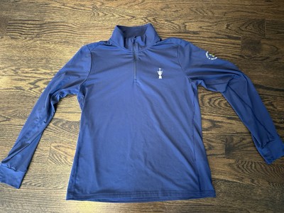 RALPH LAUREN POLO WOMENS 1/4 ZIP 122ND US OPEN THE COUNTRY CLUB LARGE Golf