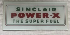 Vintage Antique Gas Pump Oil Sign Advertisement Glass
