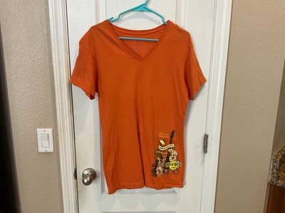 Hard Rock Cafe Orange Guitar Nassau Bahamas V Neck Tee - XL - Excellent