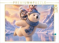Calvendo Puzzle Tanz Auf Dem Eis | 1000 Teile Lege-GrößE 64 × 48 Cm Foto-Puzzle