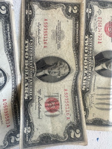 $2.00 Bills Different Year And Series - Picture 7 of 8