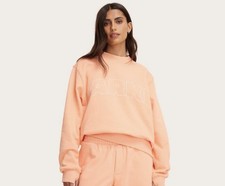 Women's Mockneck Pullover Sweatshirt Parke x Target Peach Orange Ships Now L/XL
