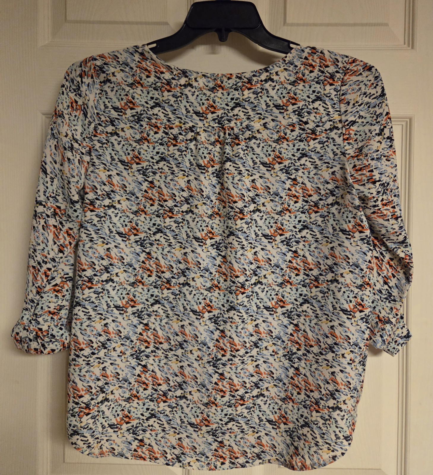 Express Multicolored  Button Down, 3/4 Sleeves, E… - image 6