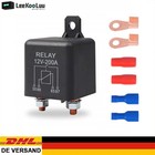 Batterie Trennrelais 12V 200A Heavy Duty Laderelais für LKW Boot Auto Wohnmobil