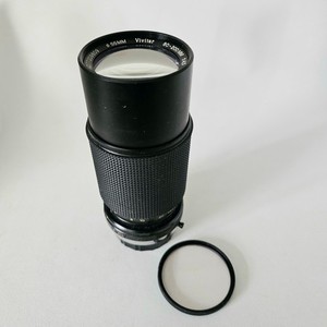 Vivitar 80-200mm Lens 55mm Macro Focusing Zoom F/4.5 Vintage Black UV Filter