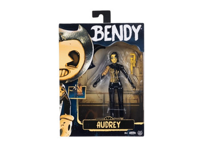 Bendy & The Ink Machine 5'' Audrey Figure with Pipe Wrench Black Ages 14+