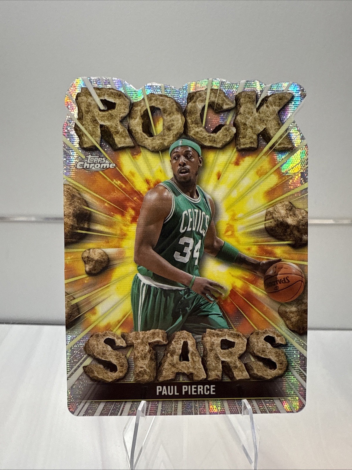 Paul Pierce 2025-26 Topps Chrome Rock Stars Case Hit SSP #RS-15 Die Cut Celtics