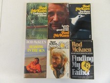 BIG Lot (6) ROD MCKUEN Vintage Poetry Books FINDING MY FATHER Seasons In The Sun