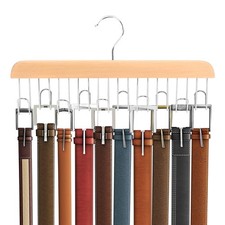 Belt Hanger for Closet - Organizer Rack for Belts, Ties, and Scarves