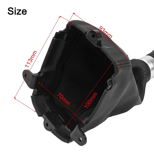 Black Leather Finish 6 Speed Gear Shift Knob for For HONDA For ACCORD VIII - Picture 11 of 12