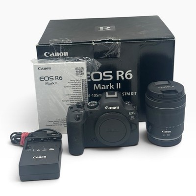 Canon EOS R6 II Kit RF 24-105mm 35k Auslösungen starke Gebrauchsspuren MwSt