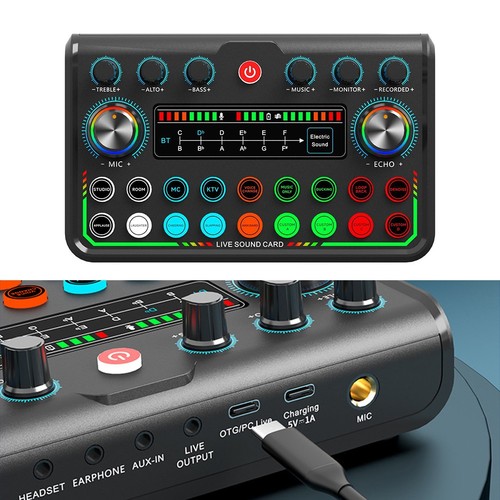 Outil de modification audio portable ABS léger léger Karaoké Gaming Essential - Photo 10/12