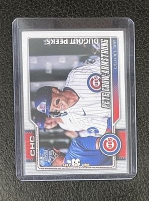 2026 Topps Celebration Baseball Dugout Peeks SSP #196 Pete Crow-Armstrong Cubs